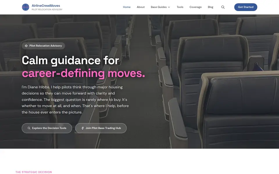 airlinecrewmoves.com, Diane Hibbs’s niche site for airline crews relocating to the Lake Houston area