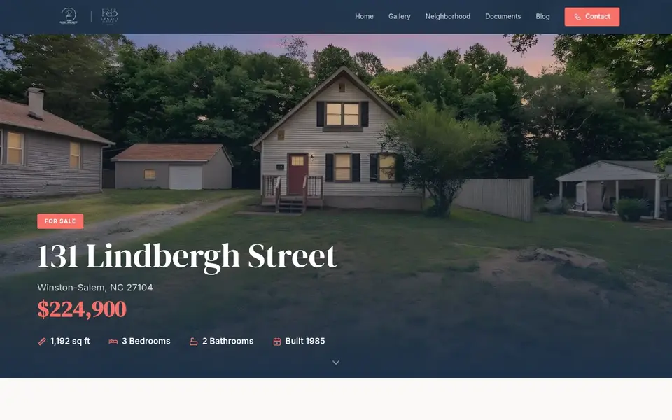 131 Lindbergh St, Winston-Salem: the listing site