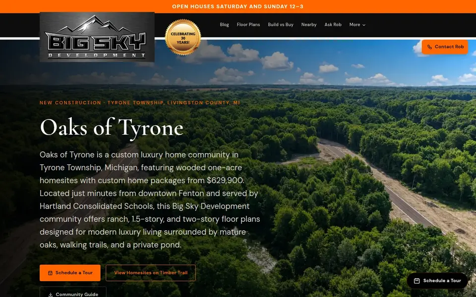 Oaks of Tyrone community site