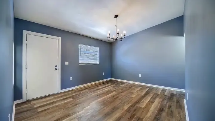 Living room: the empty listing photo